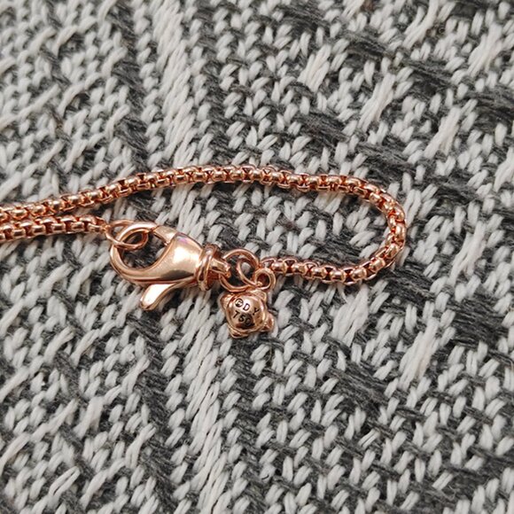 David Yurman 18k Gold Hole-Inlaid Purple Diamond Necklace - Picture 3 of 8